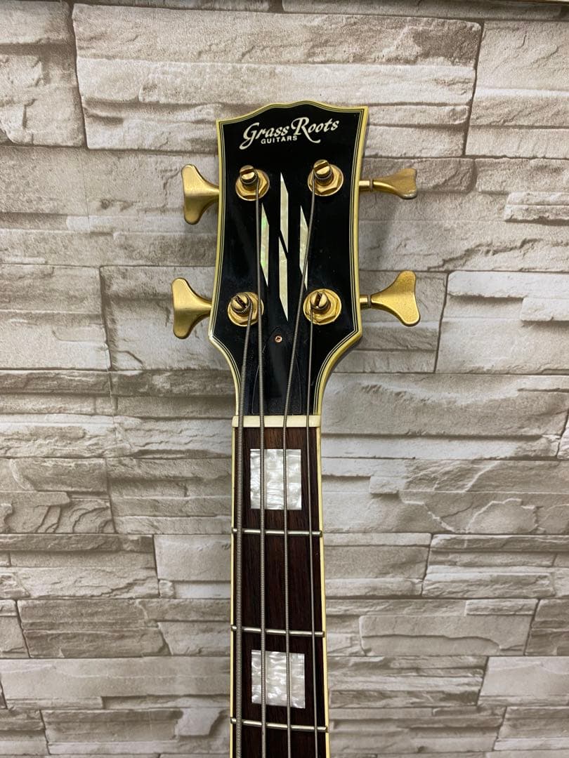 GrassRoots グラスルーツ　レスポール　エレキ　ベース　ソフトケース付き