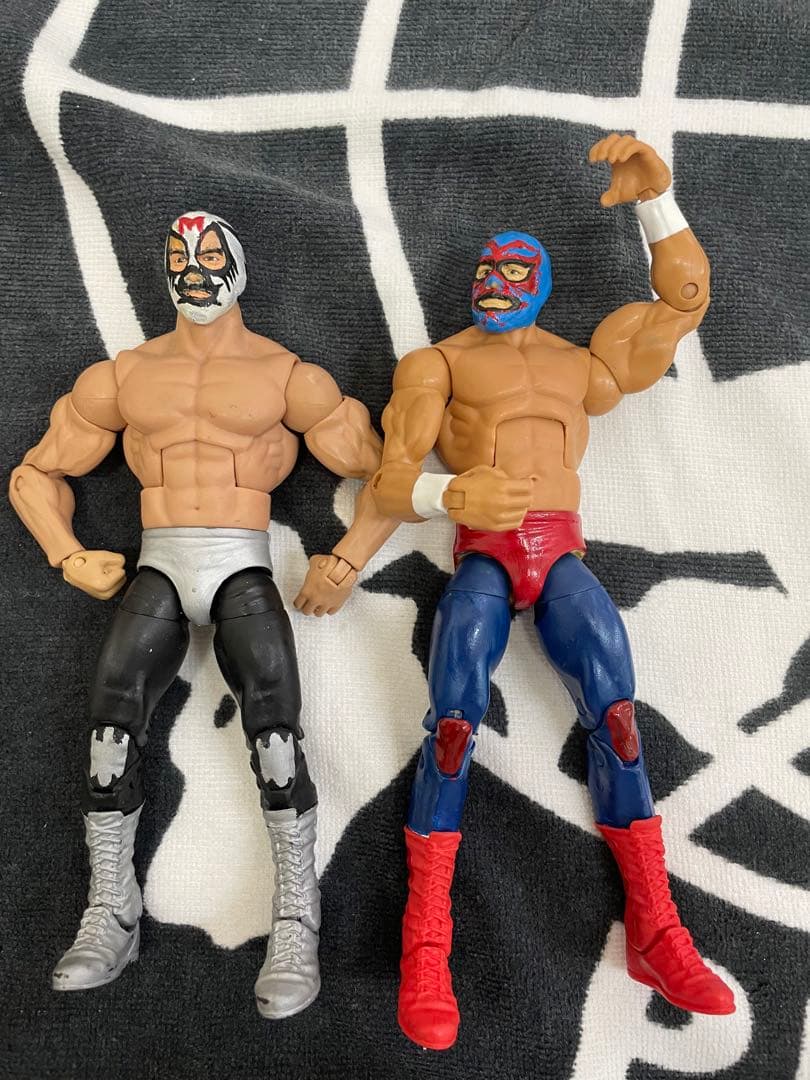 WWE マテル　エリート　ミル・マスカラス&ドスカラス　カスタムフィギュア