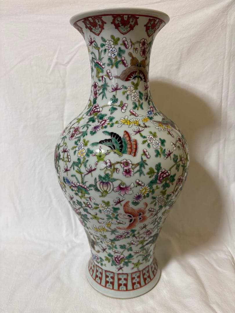 大清光緒年製 粉彩瓶