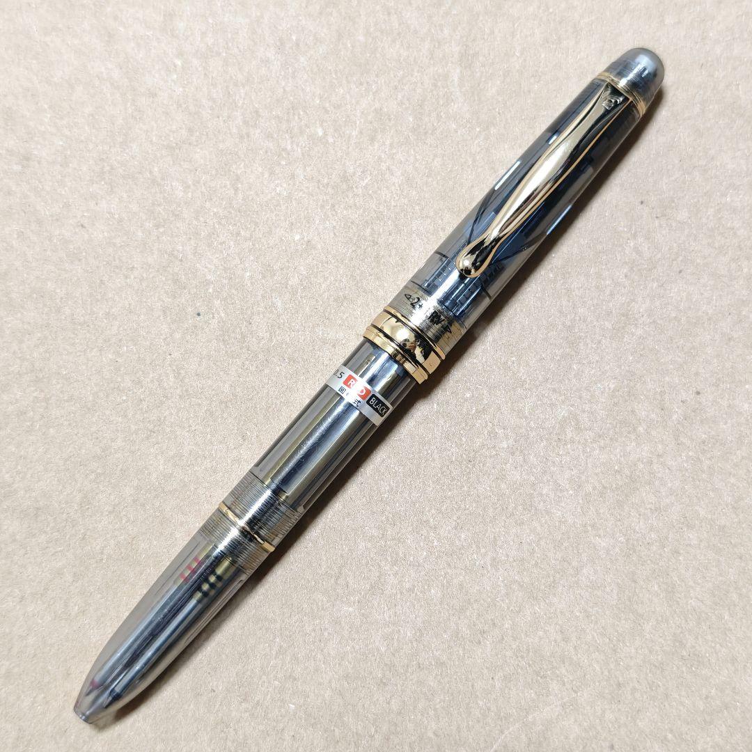 Pilot　2+1RV 廃盤ボールペン　多機能ペン　透明　スケルトン