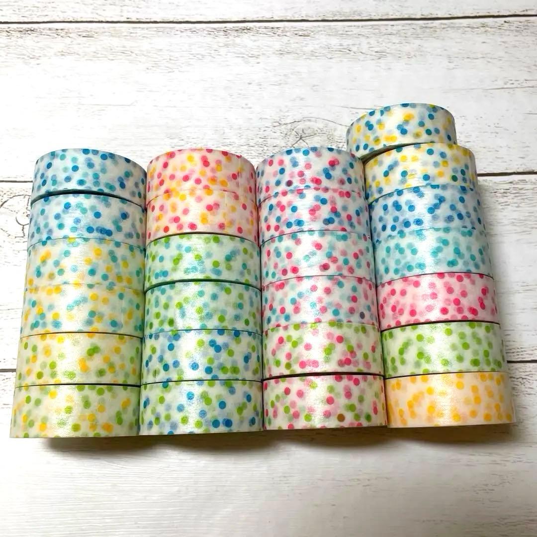 mtカラーセレクトマスキングテープ mlab限定　ドット　チェック全50種類