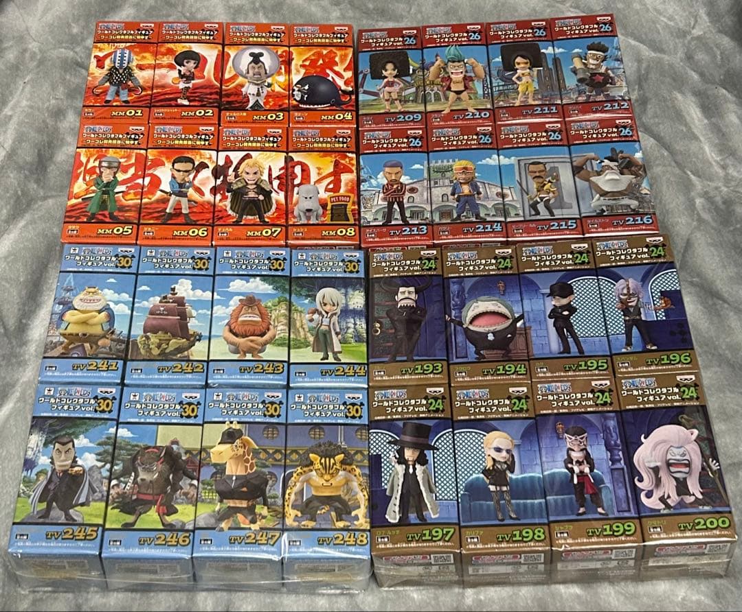 新品ワンピース ワールドコレクタブルフィギュア　24、26、30、物申す