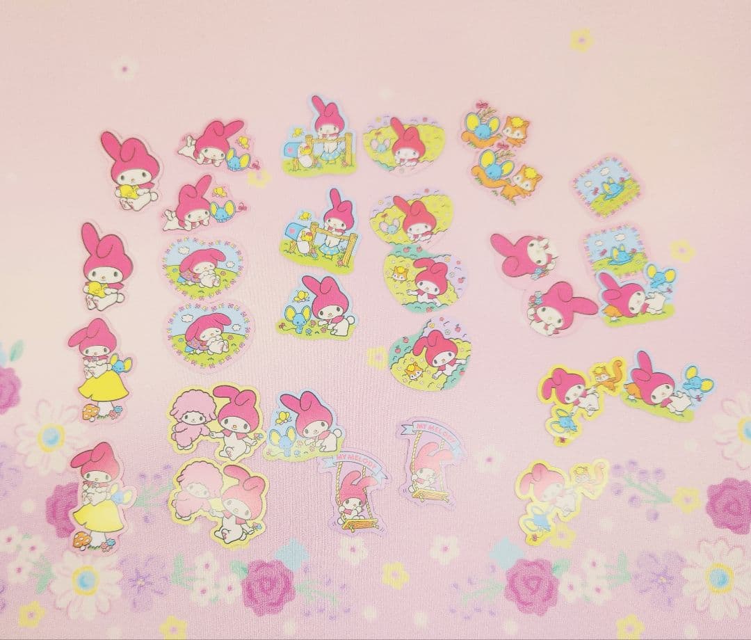 サンリオ　ミニ缶入りシール　マイメロ　Sanrio　キキララ　マロンクリーム