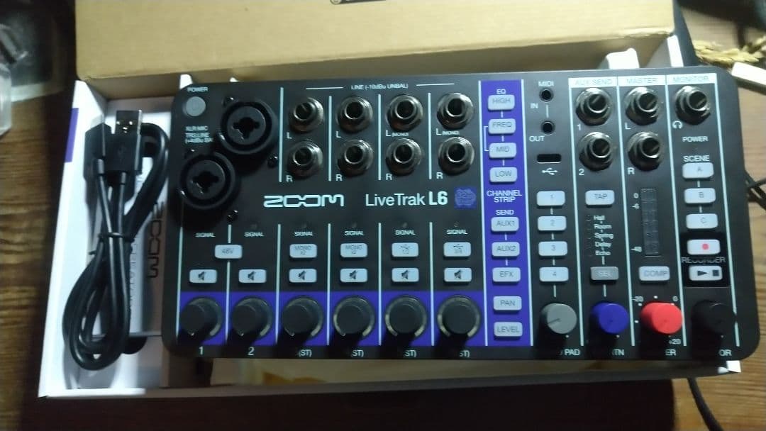 ZOOM LiveTrak L6 デジタルミキサー