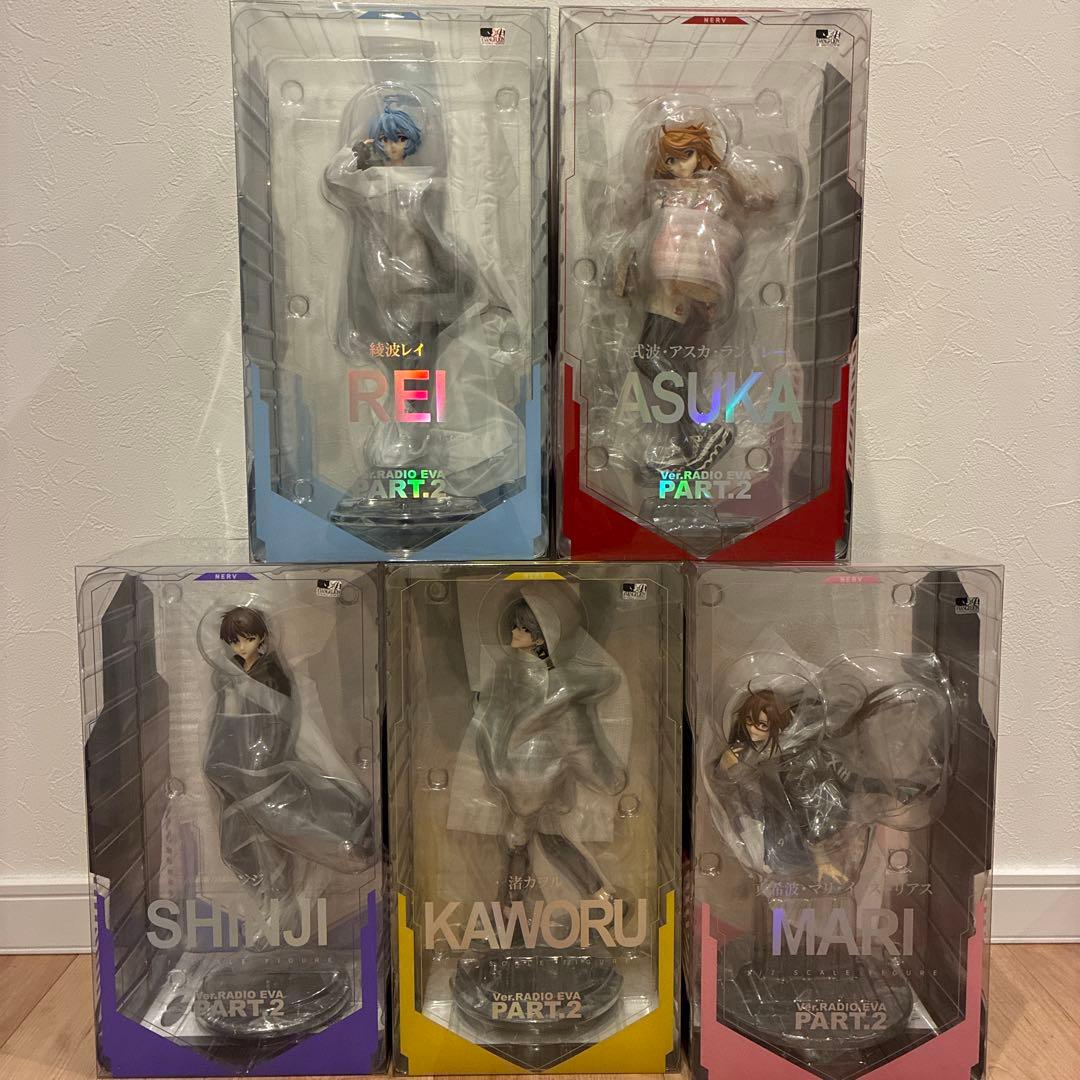 未開封 エヴァンゲリオン Ver.RADIO EVA フィギュア 5個セット