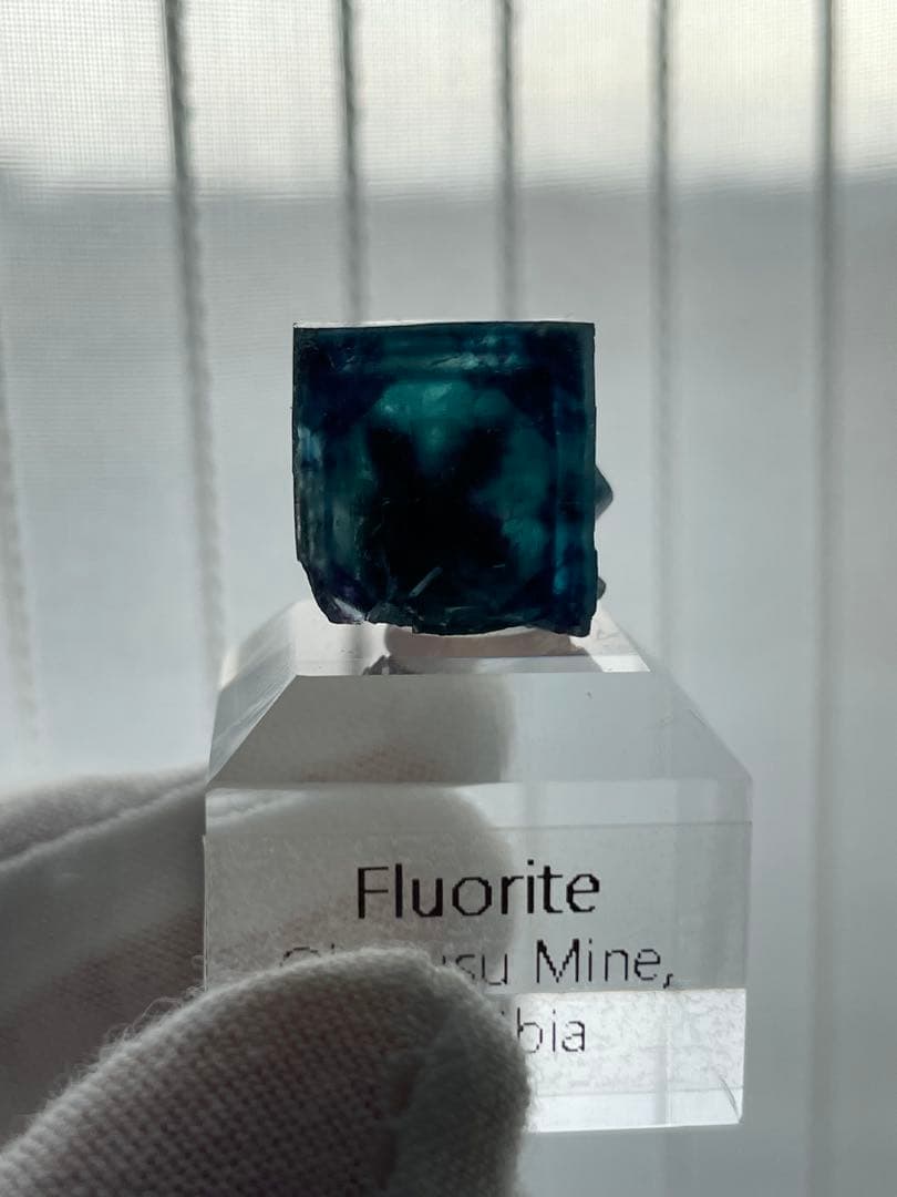 希少オコルスナミビア　フローライトBlue butterfly pocket