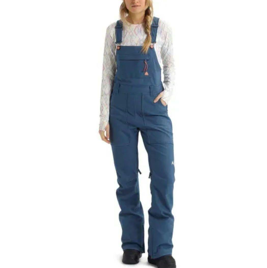 burton バートン　デニム調　ビブパンツ　つなぎ　レディース　S