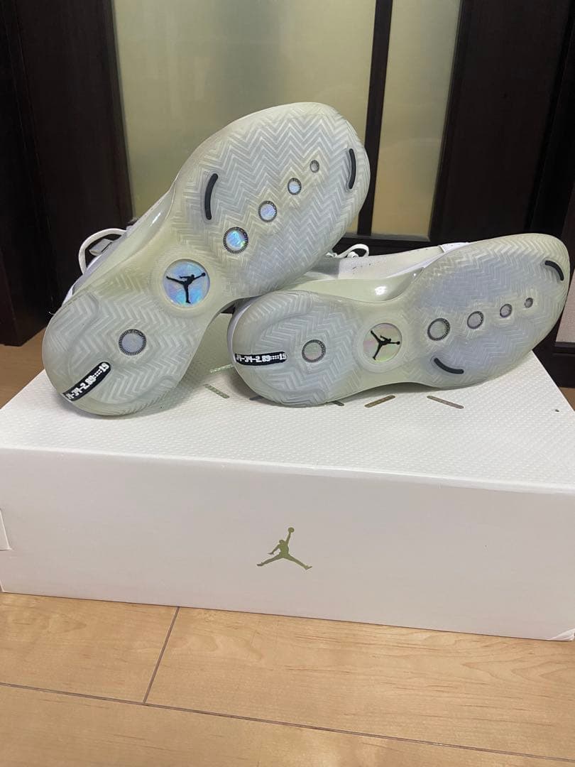 ナイキエアジョーダン　XXXIV ホワイトメタルシルバー