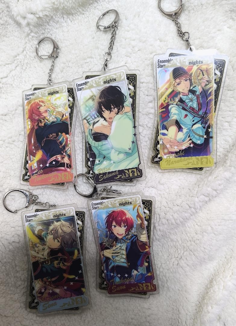 あんスタ 中国 両面アクキー 凛月 司 レオ 泉 嵐　Knights