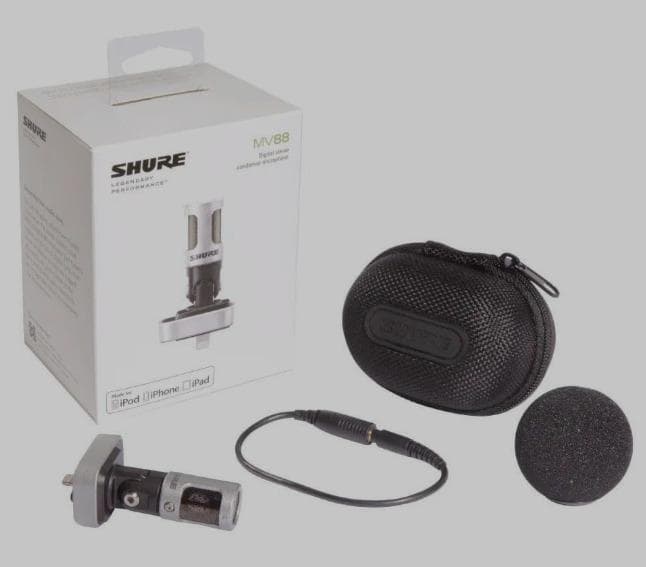 新品 シュア Shure MV88 iPhone iPad コンデンサーマイク
