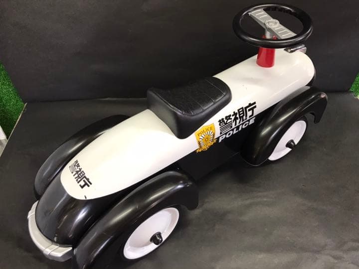 レトロ！美品　警視庁　パトカー　子供用ペダルカー＆ライドオン　乗り物玩具