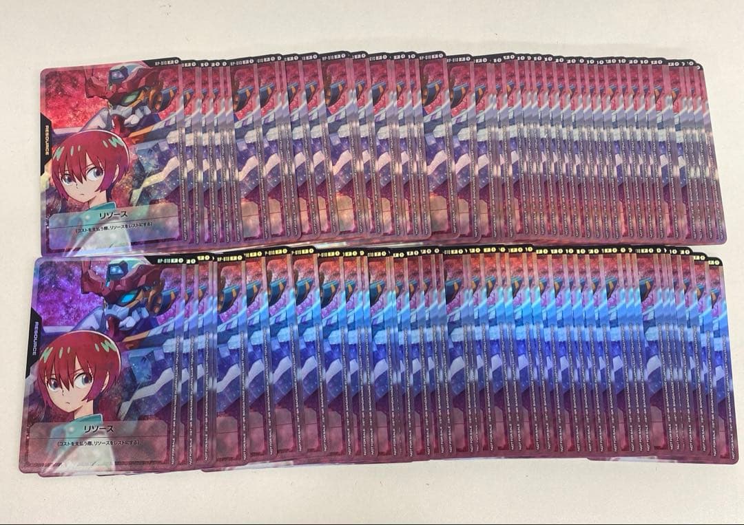 ガンダムカードゲーム リソースカード マチュ&ジークアクス プロモ 100枚