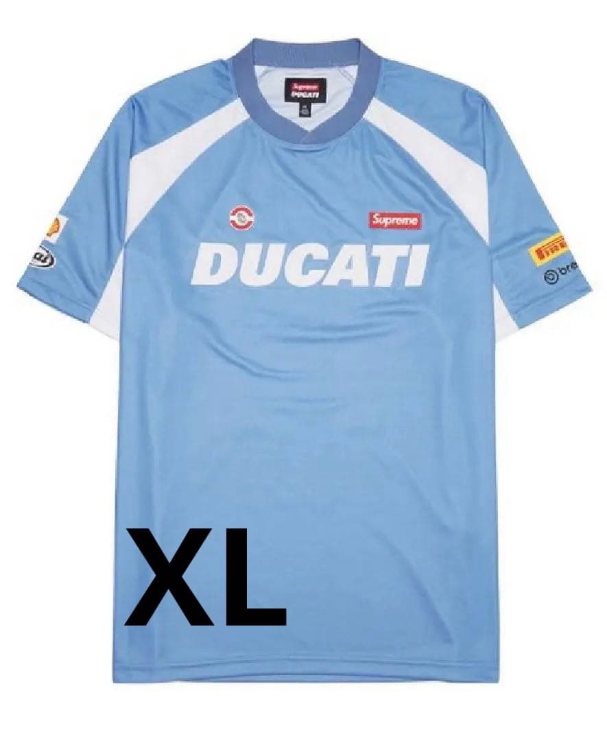 ウェア Supreme x Ducati Soccer Jersey Blue XL
