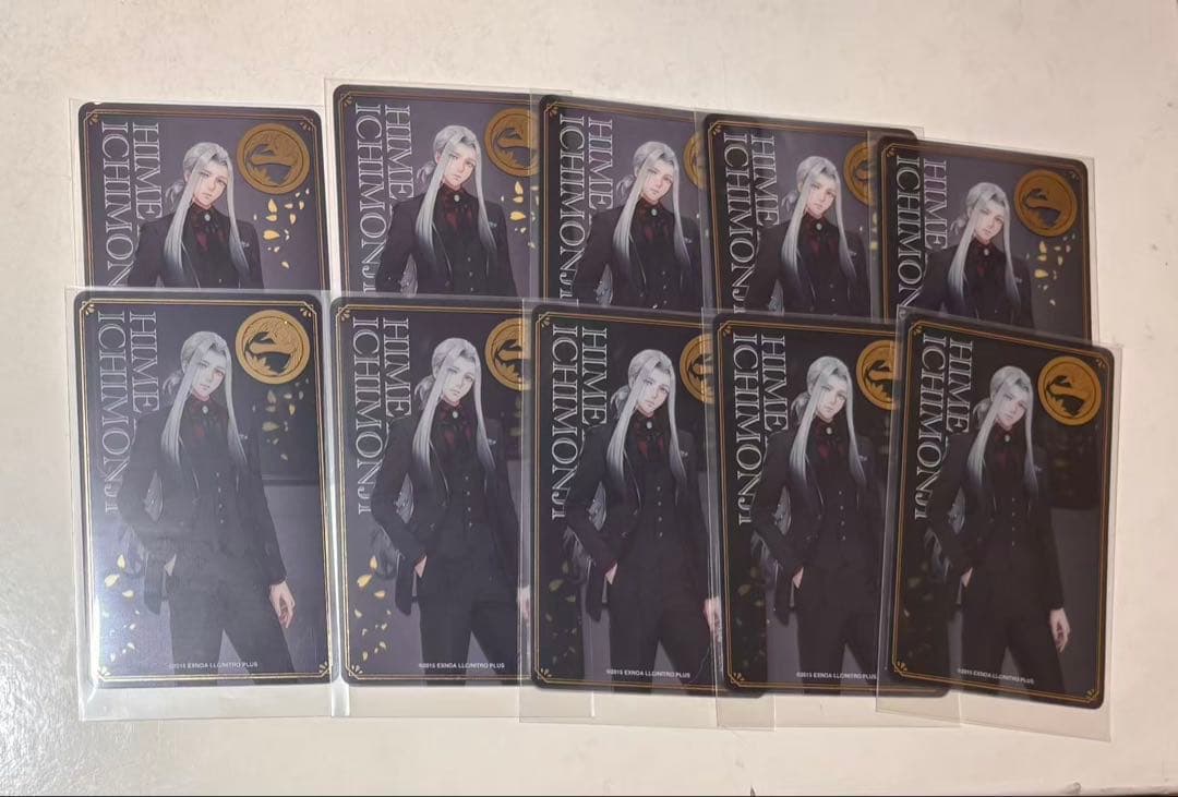 刀剣乱舞 大本丸博 姫鶴一文字 祝装箔押しクリアカード クリカ