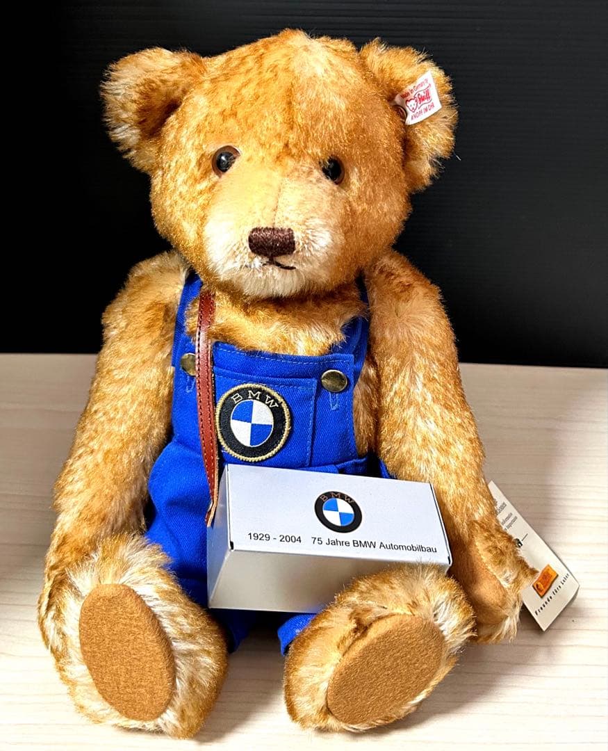 Steiff x  コラボ　BMW75周年記念限定　テディベア タグ付き