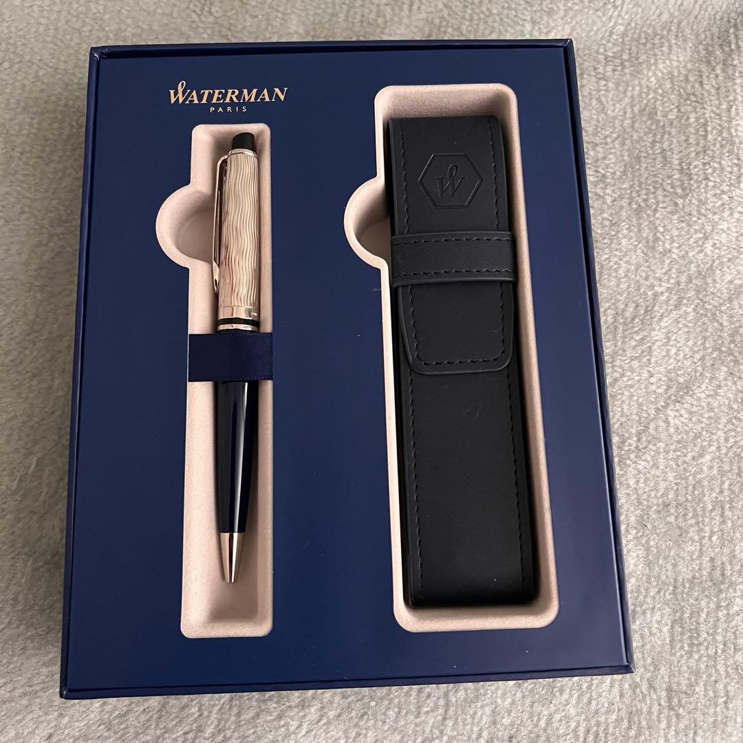 ウォーターマン エキスパートデラックス ブルーCT SE ボールペン