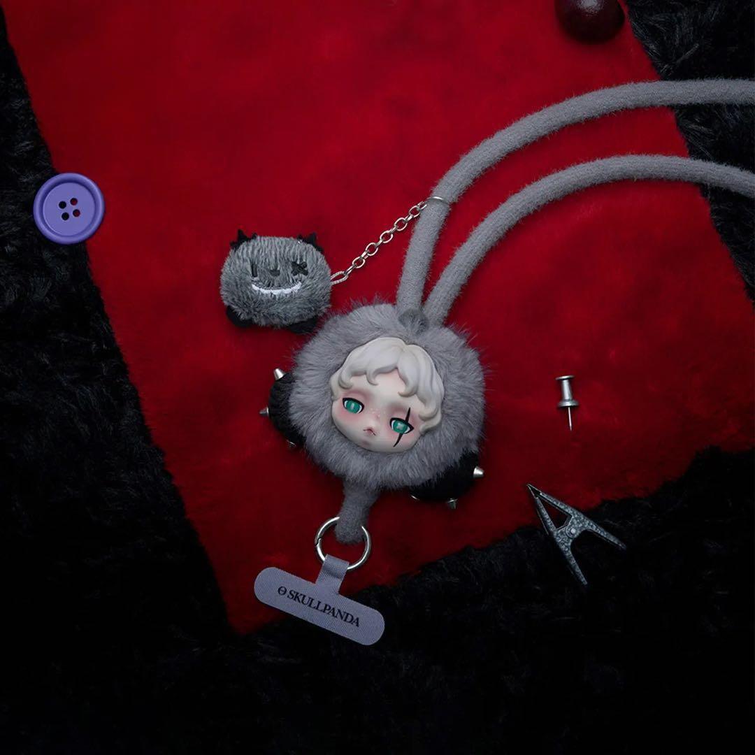 SKULLPANDAスマホストラップセット売り