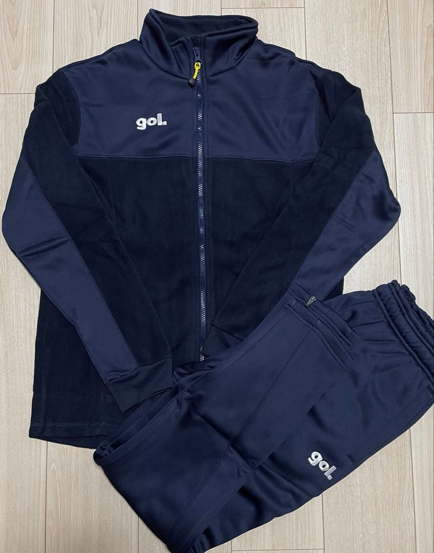 新品＊gol.ゴル＊フリースコンビネーションジャケット ボンディングスリムパンツ