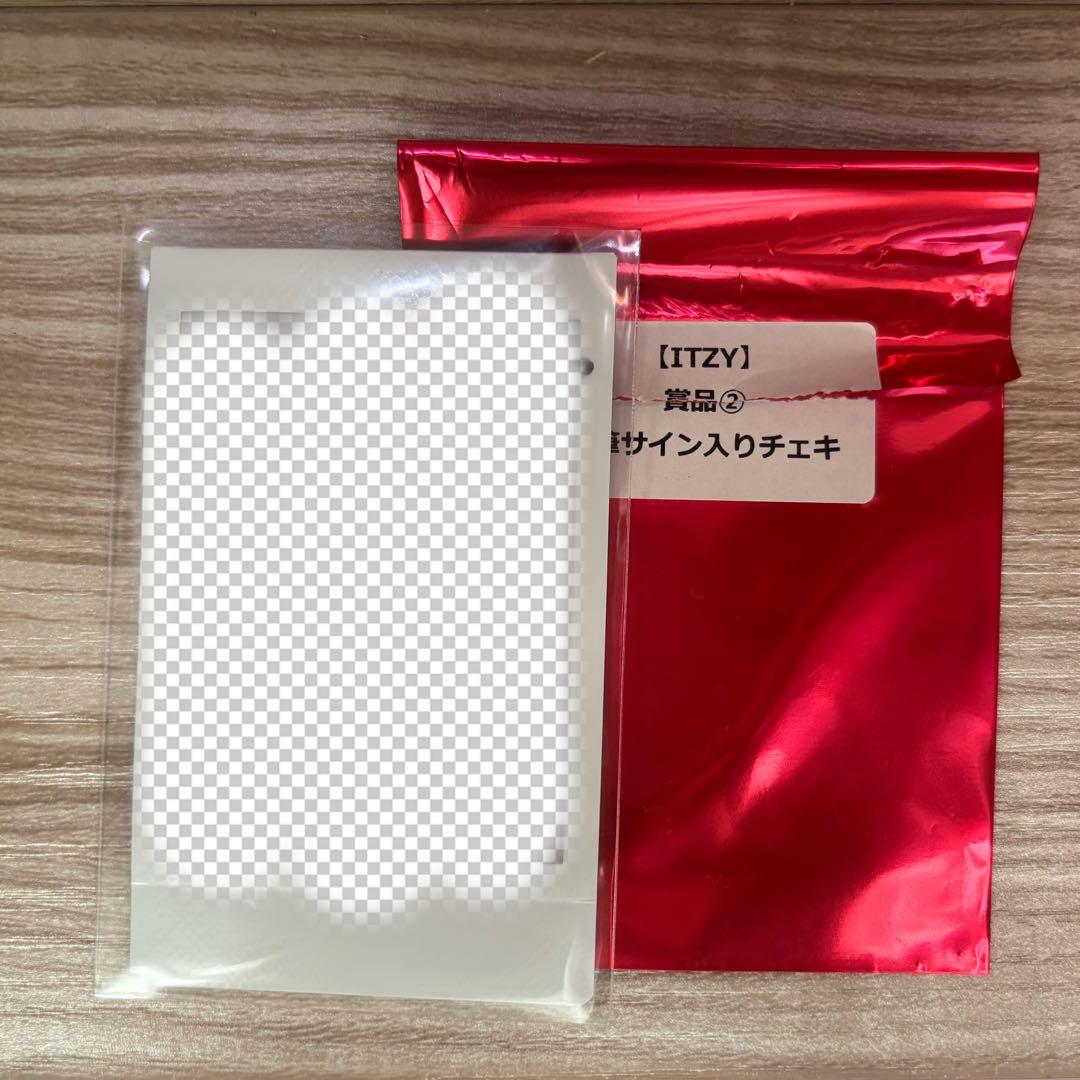 ITZY リア　タワレコ　直筆サイン　チェキ