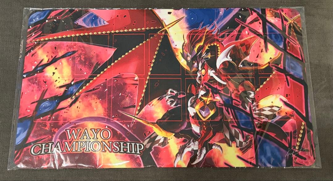 わよcs 上位賞　プレイマット　デスピア　マスカレイド　未開封　烙印