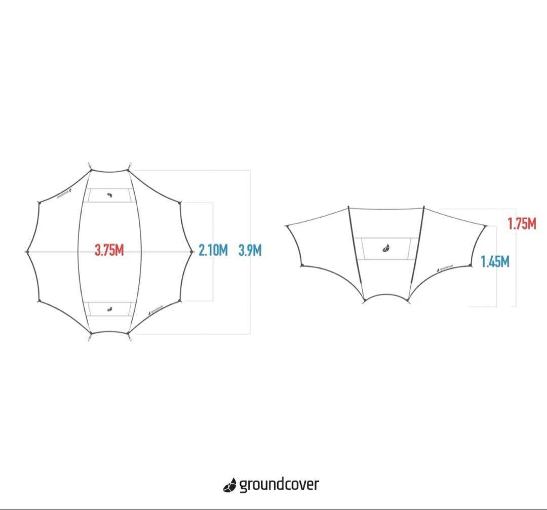 【美品】groundcover グランドカバー ROOF HOUSE TAN