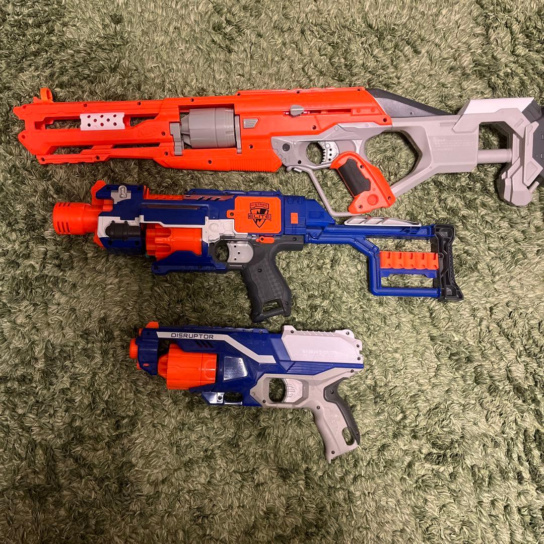 ナーフ銃 3点セット