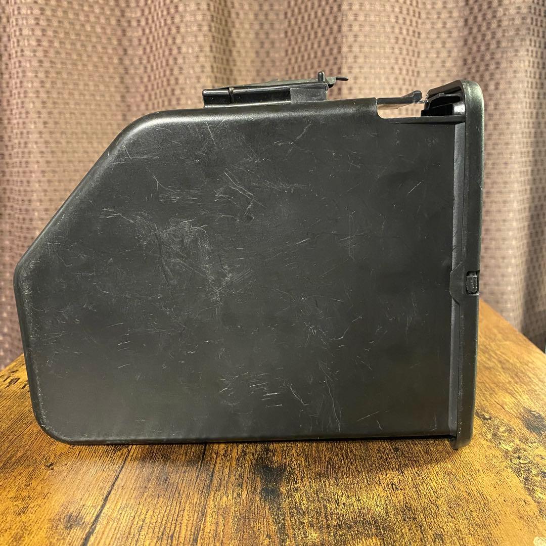 M249 ミニミ　5.56㎜　200連ボックスマガジン ブラック　実物