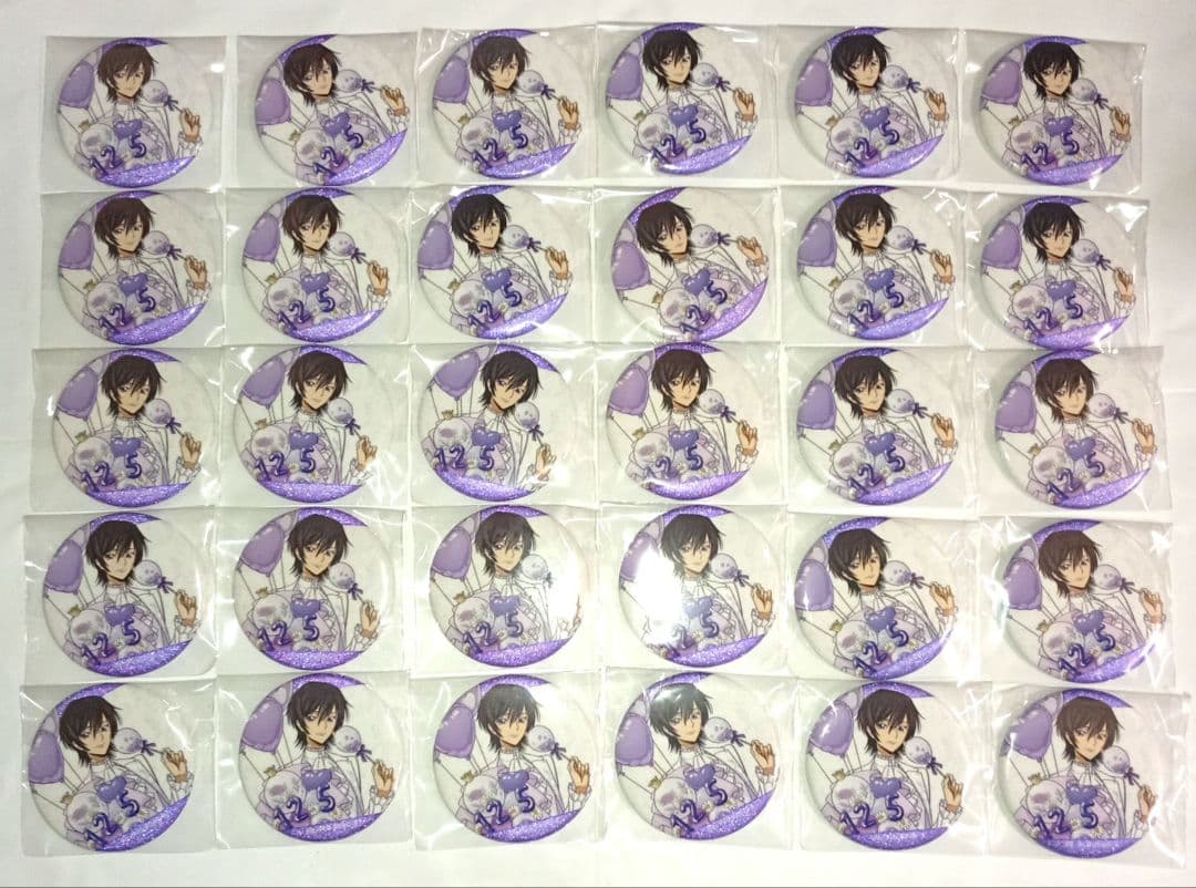 コードギアス バースデー 缶バッジ 2024 ルルーシュ 30点セット