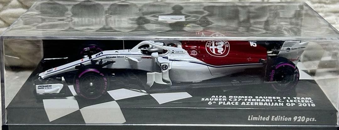 ミニチャンプス1/43 アルファロメオC37ルクレール 2018アゼルバイジャン