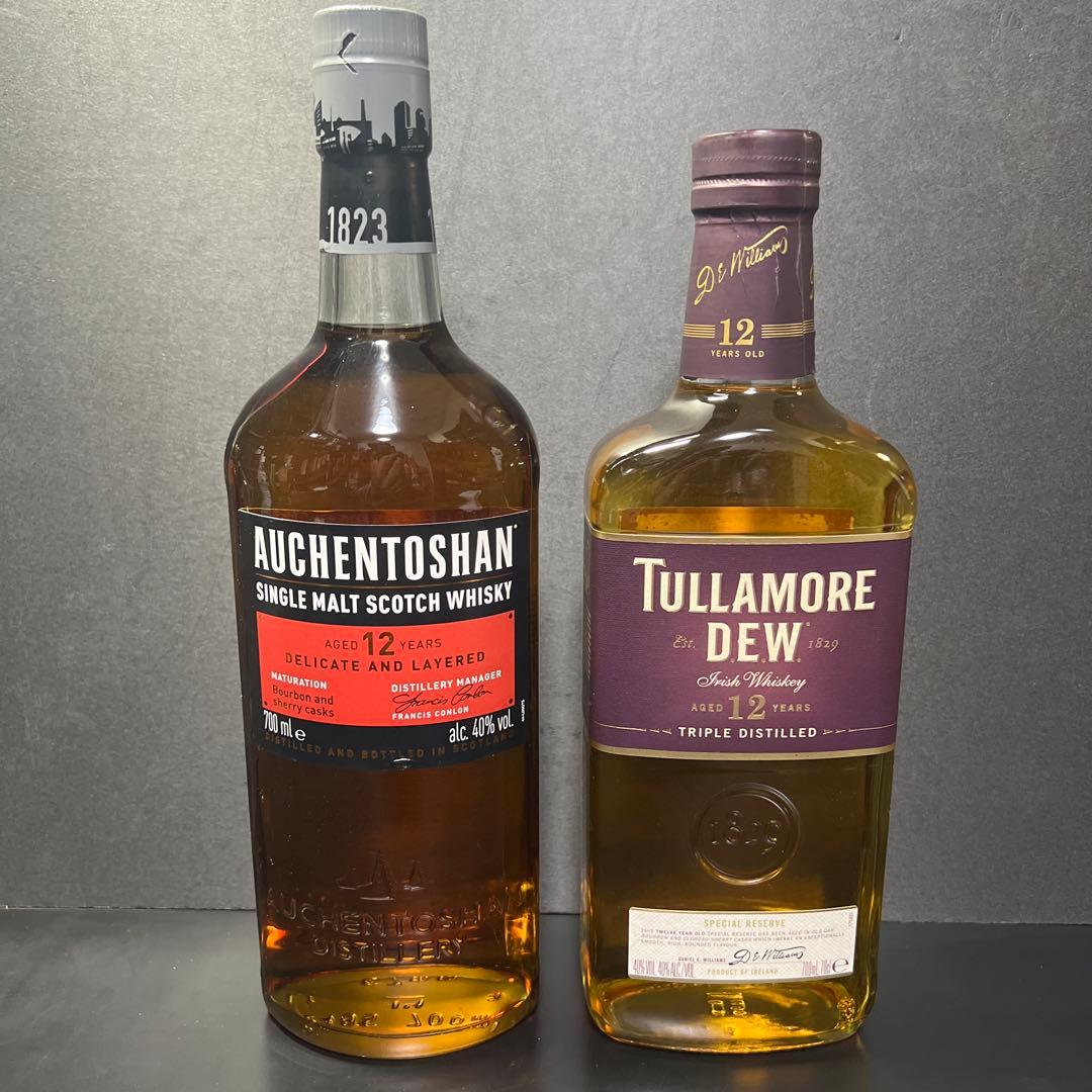 タラモアデュー12年　 オーヘントッシャン12 年　 700ml 2本セット