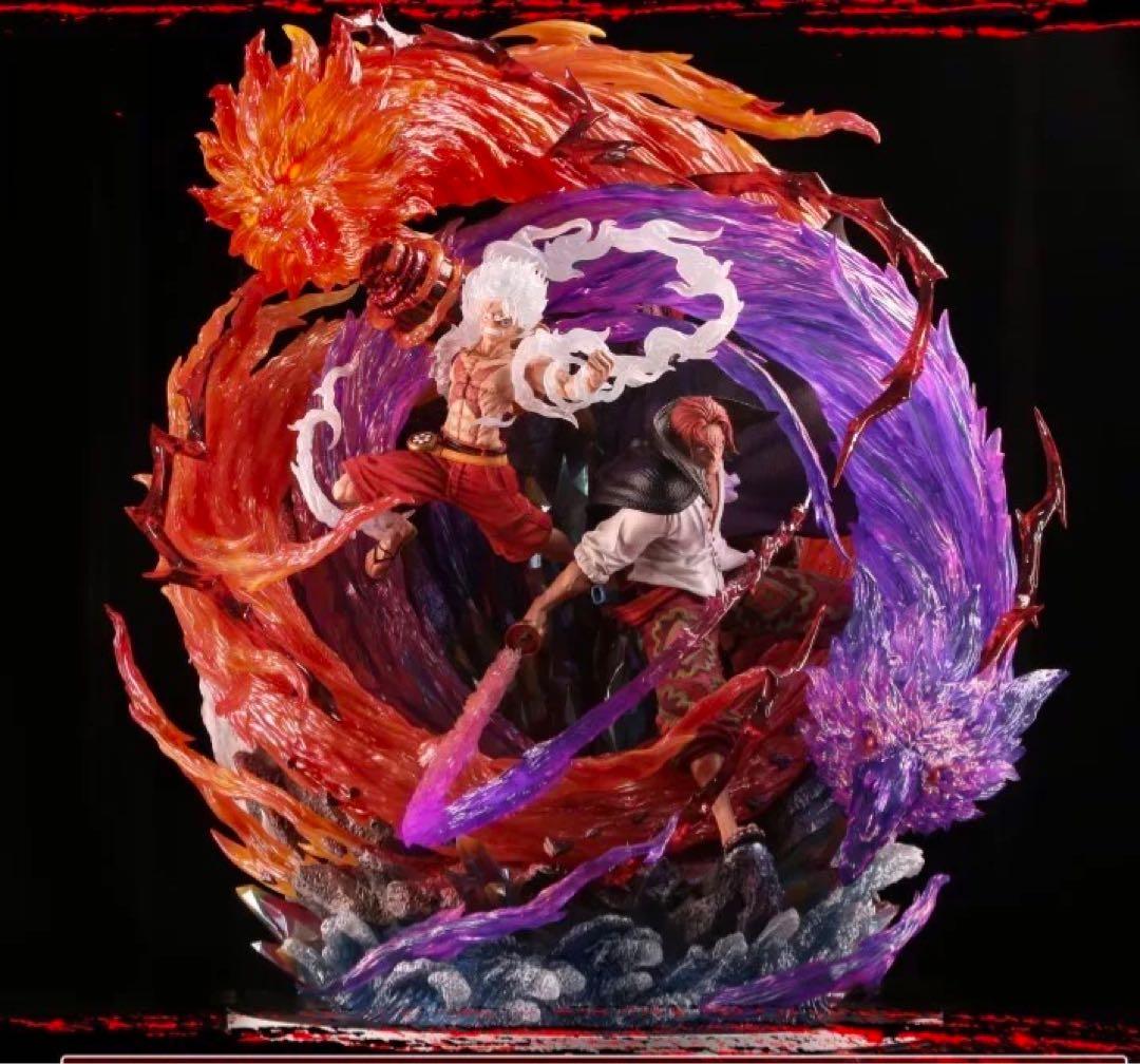 【新品】ワンピース ルフィ シャンクス フィギュア ガレージキット