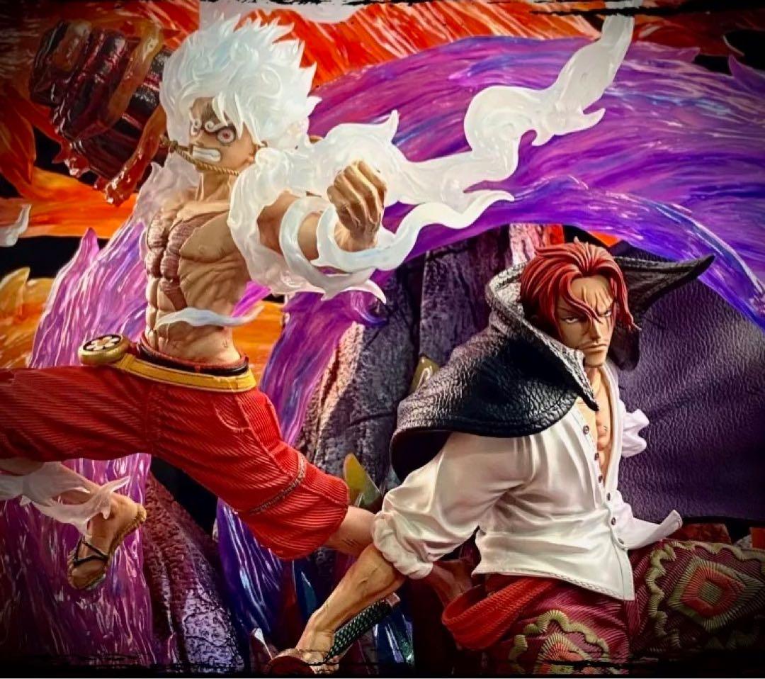 【新品】ワンピース ルフィ シャンクス フィギュア ガレージキット