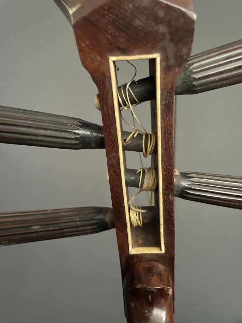 珍品　希少　美品　筑前　四弦五柱 琵琶　筑前琵琶　和楽器