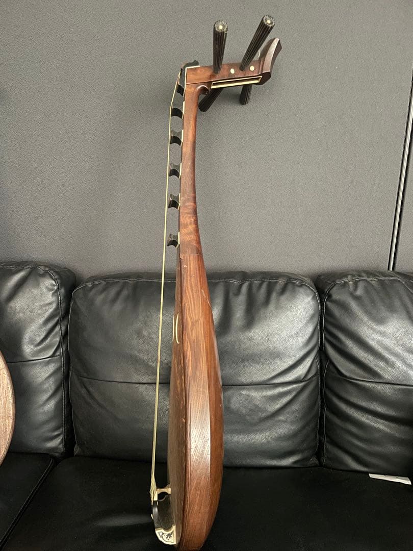 珍品　希少　美品　筑前　四弦五柱 琵琶　筑前琵琶　和楽器