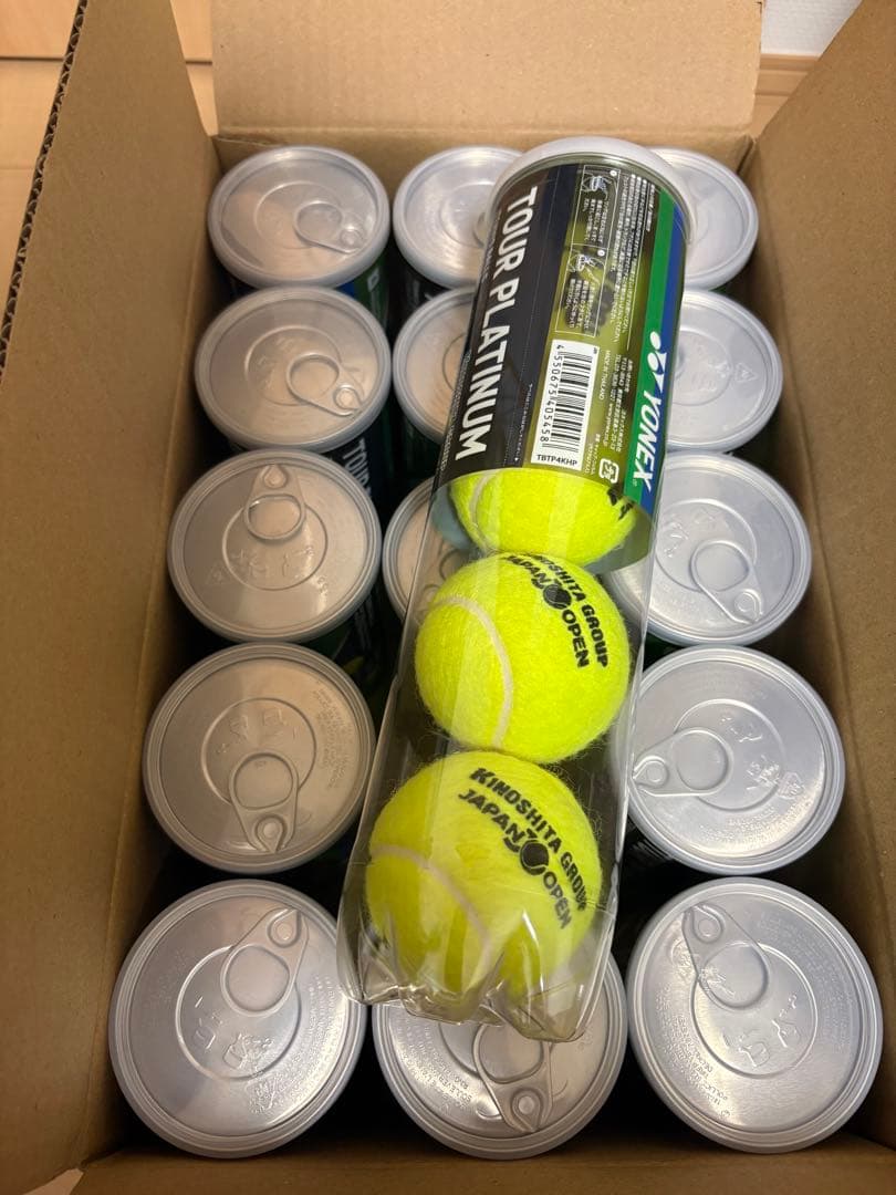 YONEX TOUR PLATINUM 特別パッケージ4球15缶　最終値下げ中