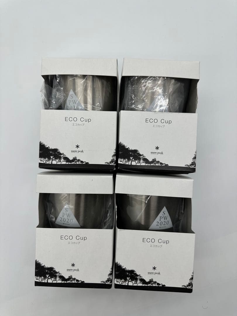 スノーピーク エコカップ 2020年 4個セット 新品 ステンレス