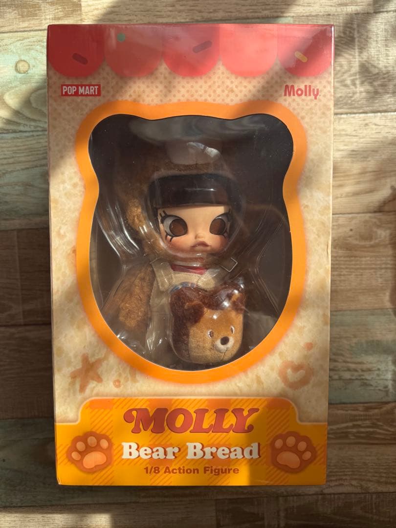 popmart MOLLY Bear Bread 1/8 アクションフィギュア