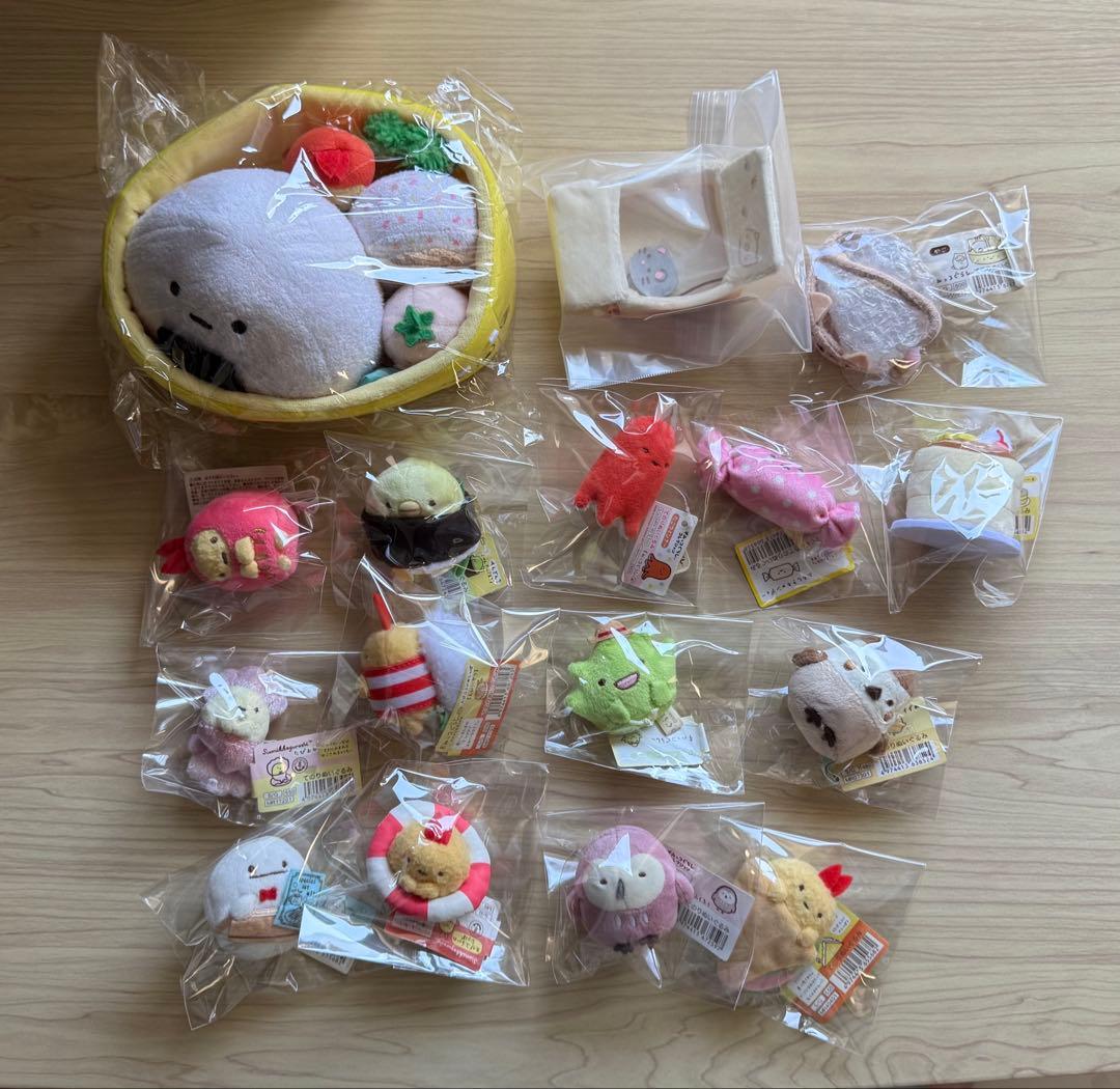 すみっコぐらし　タグ付きてのりぬいぐるみ