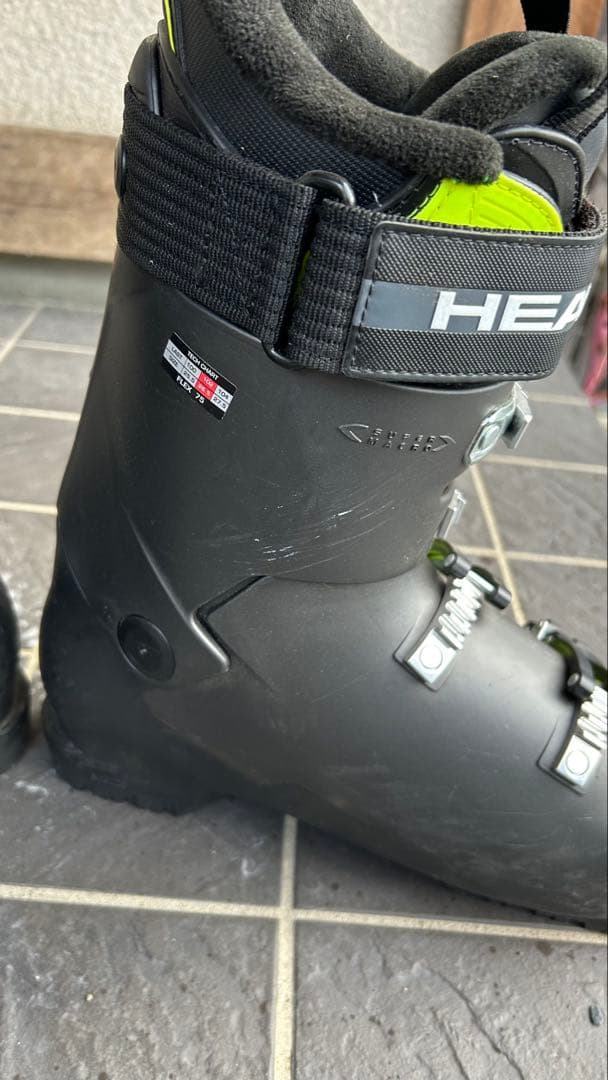 HEAD スキーブーツ ブラック/グリーン