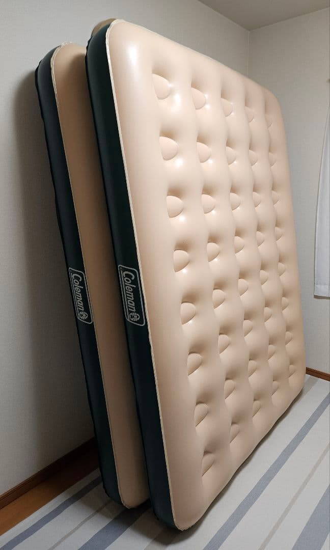 2個セット Coleman エアーマットレス ダブル 約189×138×19cm