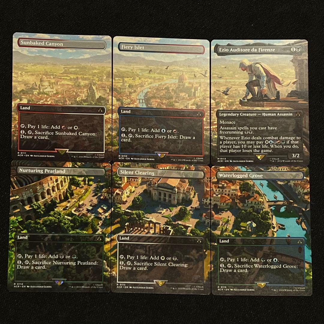 アサシンクリード　シーンカード　エツィオ・アウディトーレ・ダ・フィレンツェ　英語