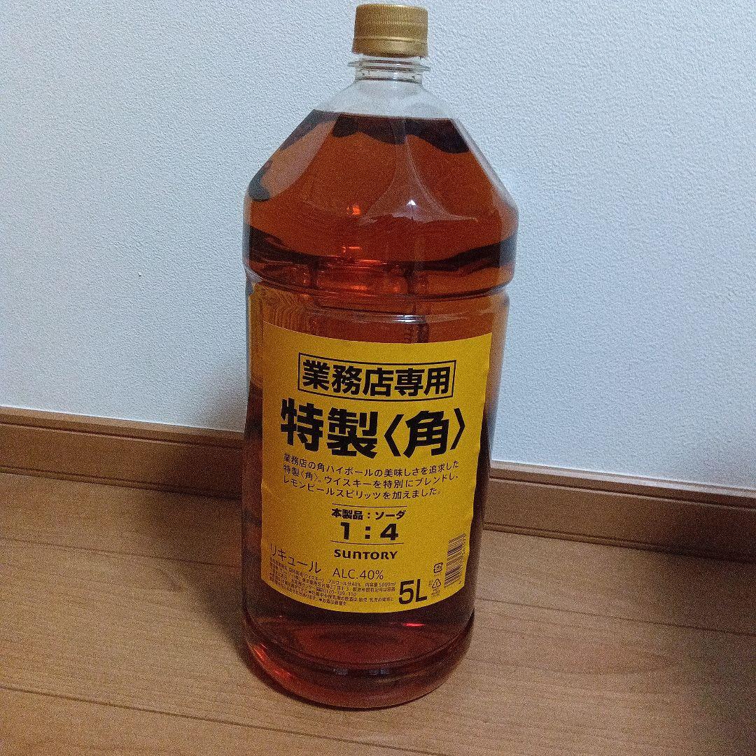 業務店専用　特製〈角〉ウイスキー 5L ボトル