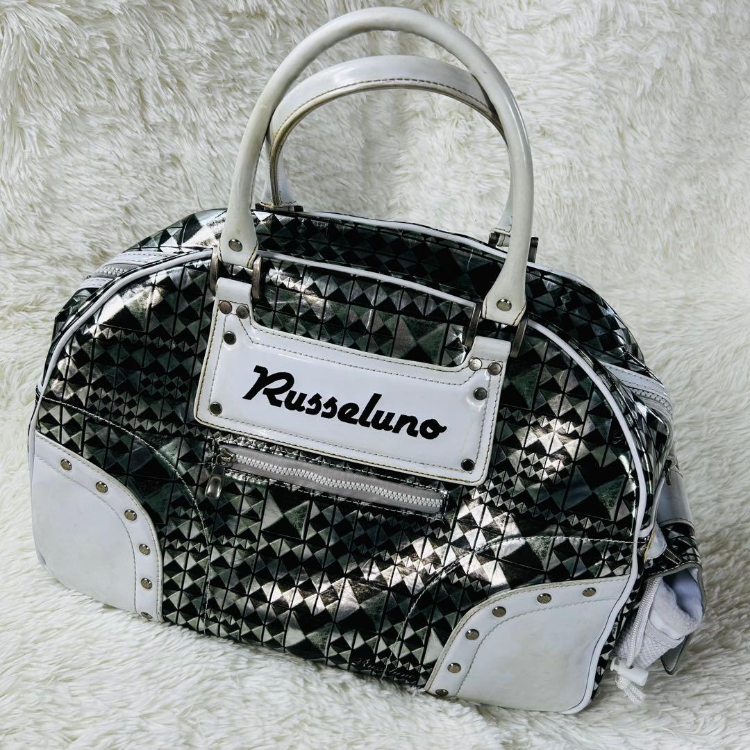 早いもの勝ち★ラッセルノ ボストン 防水 ゴルフバッグ ポケット 希少品 ラメ