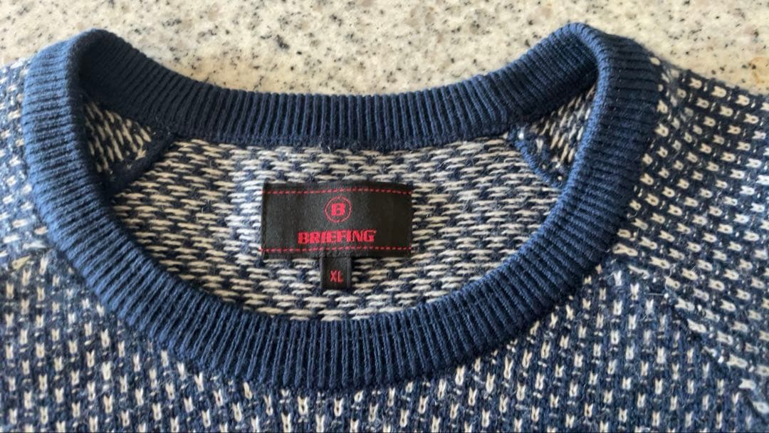 BRIEFING ゴルフ セーター ネイビー　XL