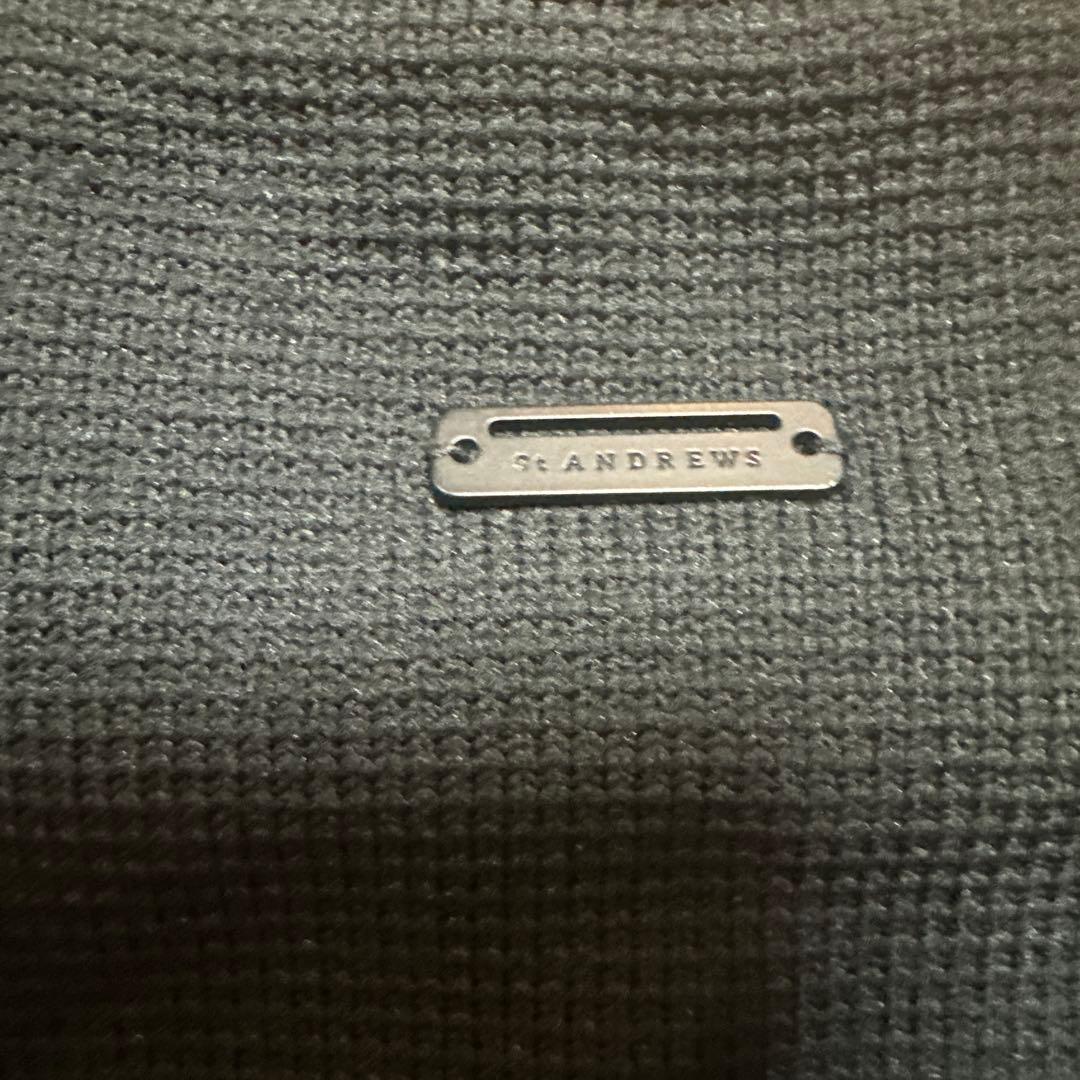 セントアンドリュース　メンズ　M ブラック ジップアップジャケット