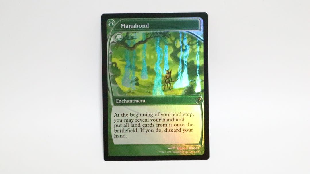 マナ結合　Manabond 未来予知枠　Foil ※やや難あり