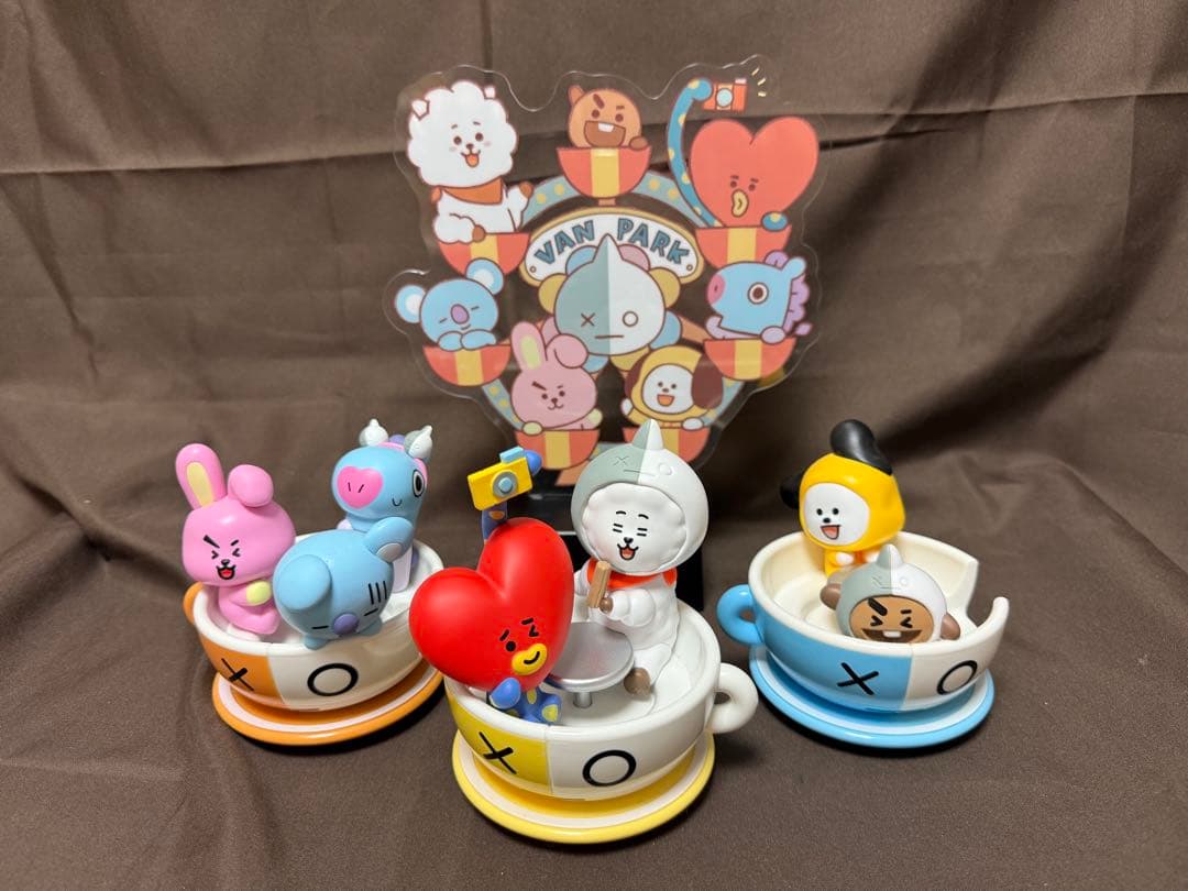 BT21 フィギュアセット カップ付き