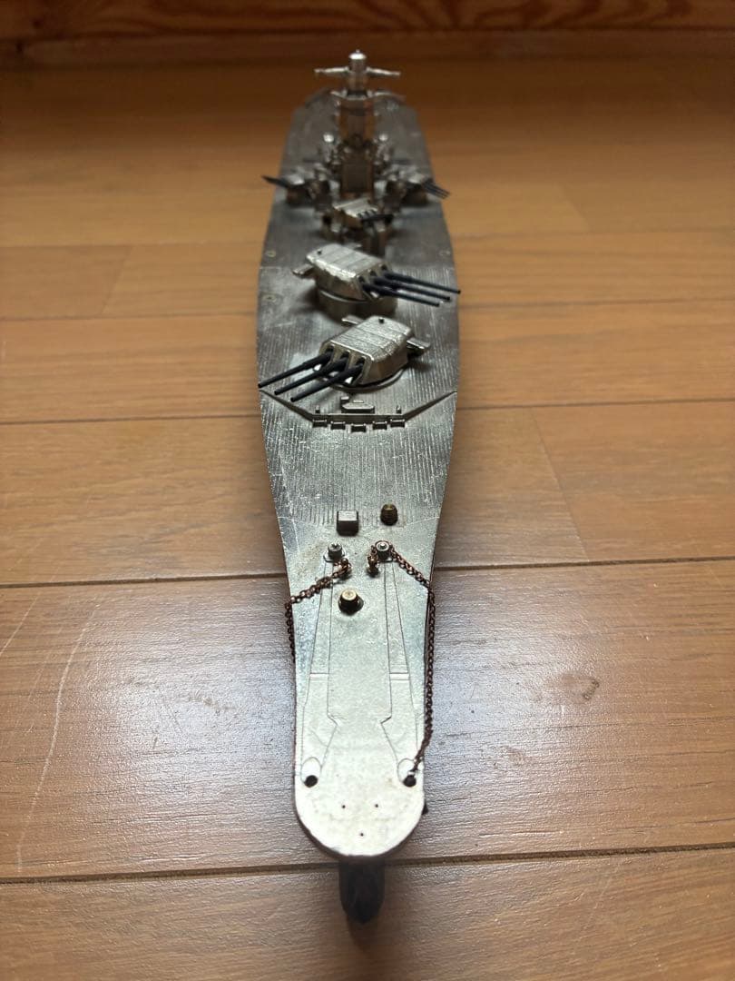 【希少ジャンク】戦艦大和 金属模型 約47cm 現状品 本体のみ