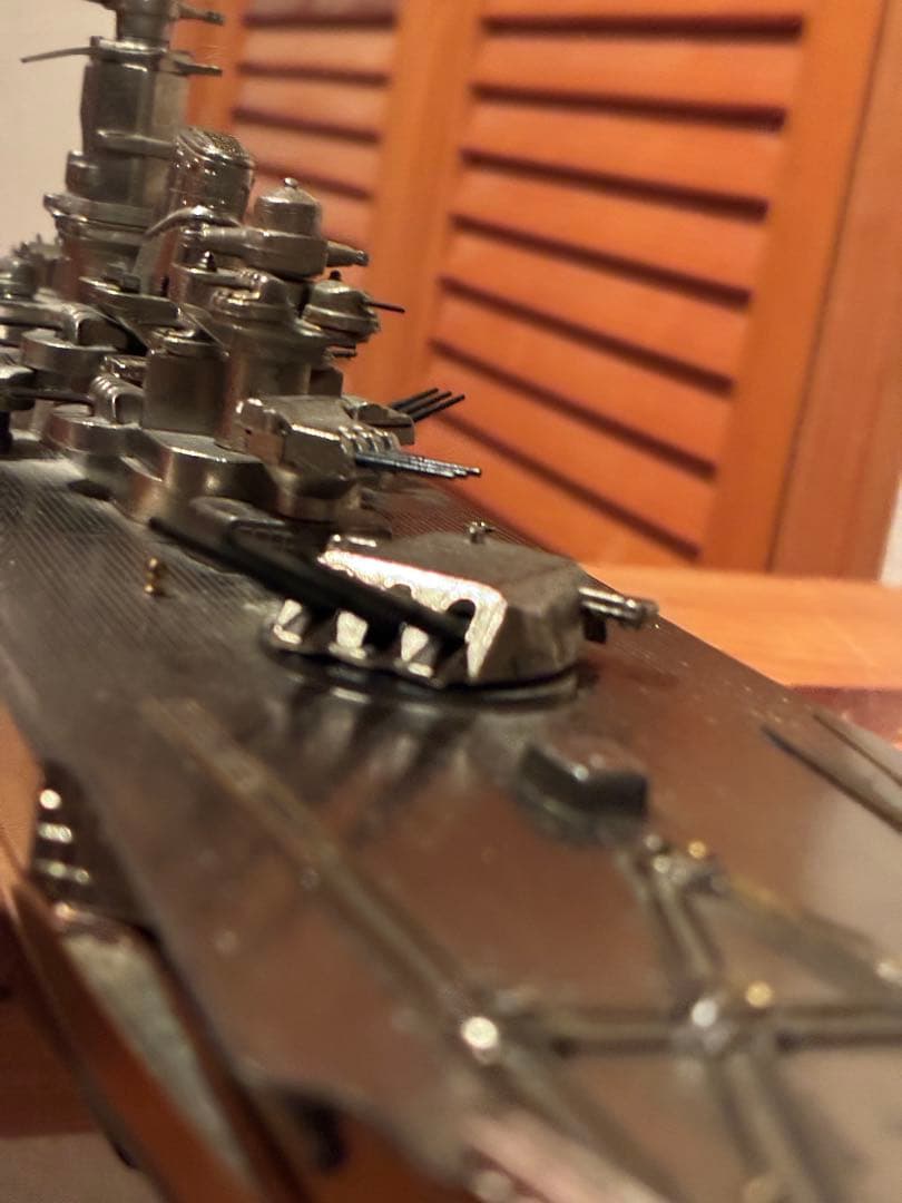 【希少ジャンク】戦艦大和 金属模型 約47cm 現状品 本体のみ