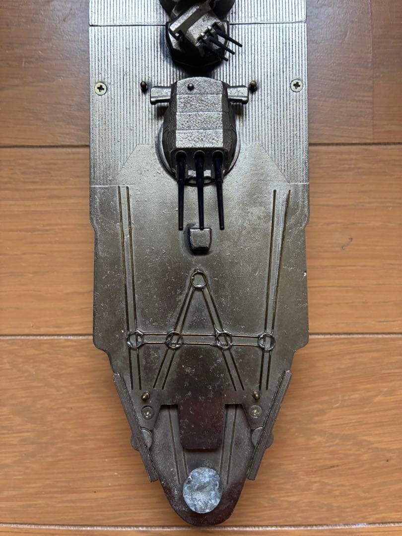 【希少ジャンク】戦艦大和 金属模型 約47cm 現状品 本体のみ